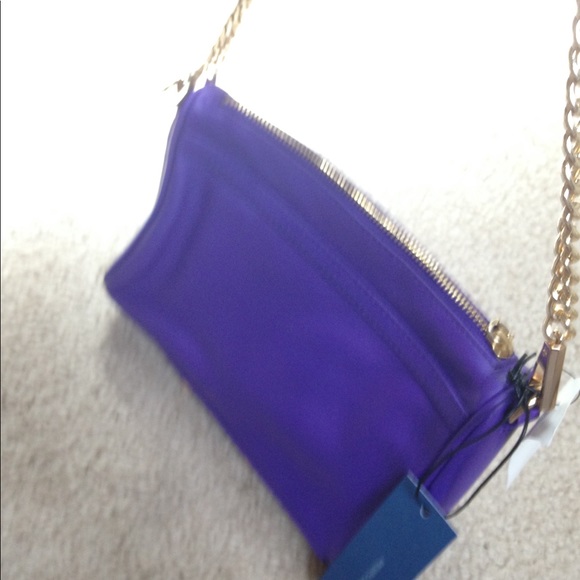 SOLD!NWT Rebecca Minkoff Mini Mac in Hyper Purple - Picture 4 of 5